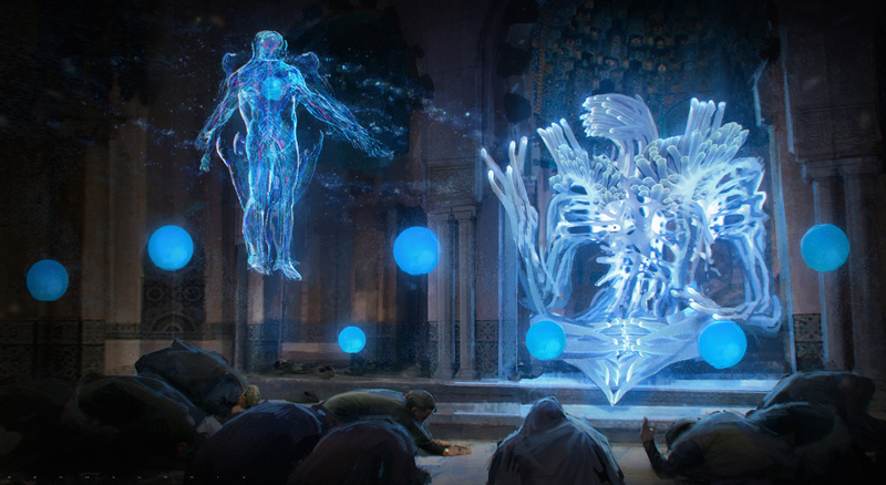 Illustration for article titled Wild Concept Art For The Trippy Final Moments Of Luc Besson's Lucy